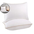 thumbnail image 1 of Dvruxg 2pcs Satin Stripe Pillow Core Home Use Pillow Core Multi Sleeping Position Pillow Core Various Sleeping Position Pillow Core, 1 of 5