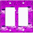 thumbnail image 6 of Metal Light Switch Plate Outlet Cover (Pink Floral Coffee Cup COF003), 6 of 13