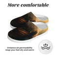 thumbnail image 6 of Disketp Lakeside Flower Field Cat Women's Men's Slippers Plush Slip-On House Slipper for Winter Indoor Soft Cushion Non-slip Fluffy Slides Slippers-8, 6 of 7