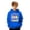 Blue, variant on SOFTCCLO Hoodies for Boys 100 Day Graphic Loose Fit Pullover Hoodie Top Casual Trendy Boys Hoodies Size 2-3Y