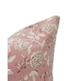 thumbnail image 5 of Fabdivine Decorative Handblock PrintThrow Pillow Cover, 16"X16", Pink, 5 of 5