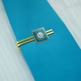thumbnail image 2 of South Dakota State Flag Square Tie Bar Clip Clasp Tack- Silver or Gold, 2 of 4