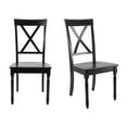 thumbnail image 3 of Bush Furniture Sterling Cross Back Dining Chairs - Set of 2 in Black, 3 of 8
