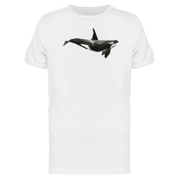 Cool Abstract Killer Whale Tee Men's -Image by Shutterstock