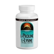 Source Naturals Source Naturals  L-Proline/L-Lysine, 60 ea