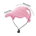thumbnail image 3 of Dog Hat Corduroy Adjustable Baseball Cap for Small Dogs and Cats, Summer Sun Protection Breathable Pet Accessory for Puppies, 3 of 8
