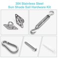 thumbnail image 2 of M6 Shade Sail Fixing Kit, Stainless Steel Sun Shade Sail Fixing Kit For Triangle And Square, Rectangle, Sun Shade Sail Fixing Accessories, 2 of 5