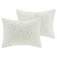 thumbnail image 6 of Home Essence Amber 3 Piece Tufted Cotton Chenille Duvet Cover Set, Full/Queen, White, 6 of 14