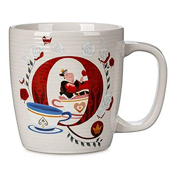 Disney Parks ABC Collection Q is for Queen of Hearts Mug