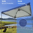 thumbnail image 6 of 2PCS 10x10 Pop Up Canopy Replacement Top Cover with Air Vent for Straight Leg Canopy Tent, Waterproof for Outdoor Garden Patio Camping Sun Shade(Top Only), Navy Blue, 6 of 6