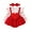 White, variant on Musuos Baby Girls Valentine's Day Romper Dress 3 6 9 12 18M Long Sleeve Ruffle Heart Letter Print Romper with Headband