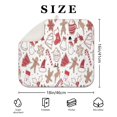 thumbnail image 4 of White Christmas Cookie Pattern Dish Drying Mat for Kitchen 1 Pack, Ultra Absorbent Microfiber Dishes Drainer Mats,16x18in(41x46cm), 4 of 6