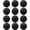 black, variant on Cat Foam Ball Cat Sponge Ball Toy Cat Soccer Ball Toy 12 Pack