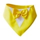 thumbnail image 1 of Zhuge Bandana para perros 1 pieza, mezcla de poliéster ligera de secado rápido, baberos tipo bufanda triangular, pañuelo ajustable para perros, regalo para mascotas, M, amarillo, 1 of 3