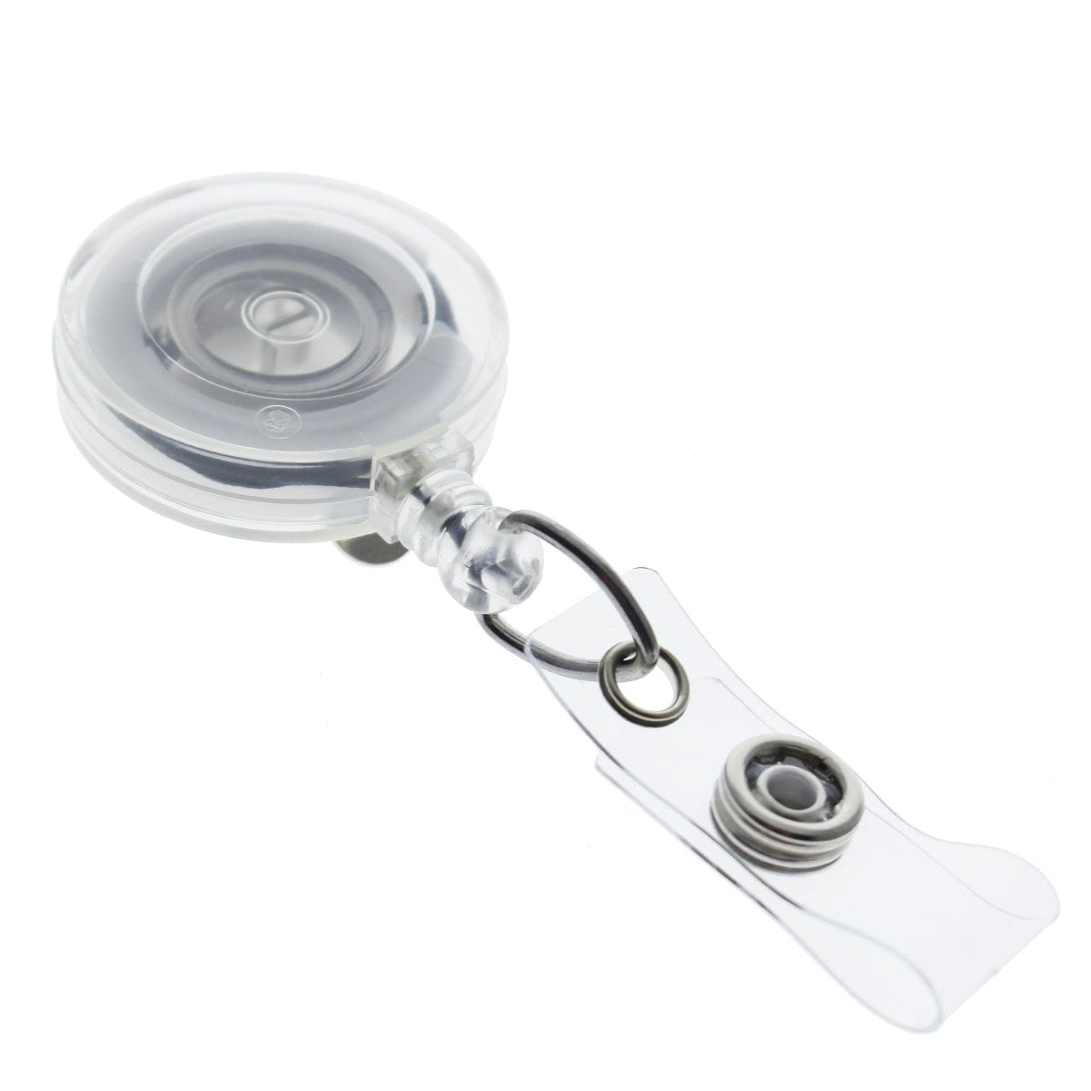 100 Pack - Premium Retractable ID & Key-Card Badge Reels with Secure Metal Belt Clip and 34” Pull by Specialist ID