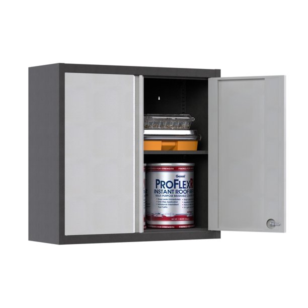 SUXXAN Metal Wall Mounted Cupboard, Hanging Storage for