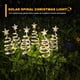 thumbnail image 4 of Juego de 3/6 luces solares de estaca para jardín, luz cálida, estrella de Navidad para camino/patio/césped FLhrweasw Nuevo, 4 of 8