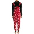 thumbnail image 5 of Disney Women's and Women's Plus Minnie Mouse Hooded Union Suit, 5 of 7