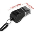 thumbnail image 4 of Whistle, 6 Packs Plastic Sports Whistles with Lanyard, Loud Crisp Sound Whistle Ideal for Coaches, Referees, and Officials, 4 of 5