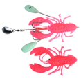 thumbnail image 2 of Simulación Artificial, langosta grande, cangrejo, señuelo, cebo, pesca de arrastre de aguas profundas, aparejos de pesca rosa, 2 of 5