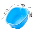 Foot Tub, Foot Soaking Tub, Foot Tub Bucket ,Pedicure and Massager Tub