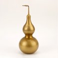 thumbnail image 2 of Chic Copper Gourd Shape Adornment Gourd Statue Good Fortune Gourd Craft, 2 of 8