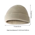 thumbnail image 4 of Gorro de Lana Qarigey Sin Borde Beige, 4 of 6