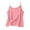 zz055-Pink, variant on ICHUANYI Women's Camisole Tops with Built in Bra Neck Vest Padded Slim Fit Tank Tops