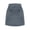 Blue, variant on Qiopertar Women's Denim Skort Casual Solid Color Pencil Skirt Shorts with Pockets Fashion Comfy Stretchy Elastic Waistband, Blue S