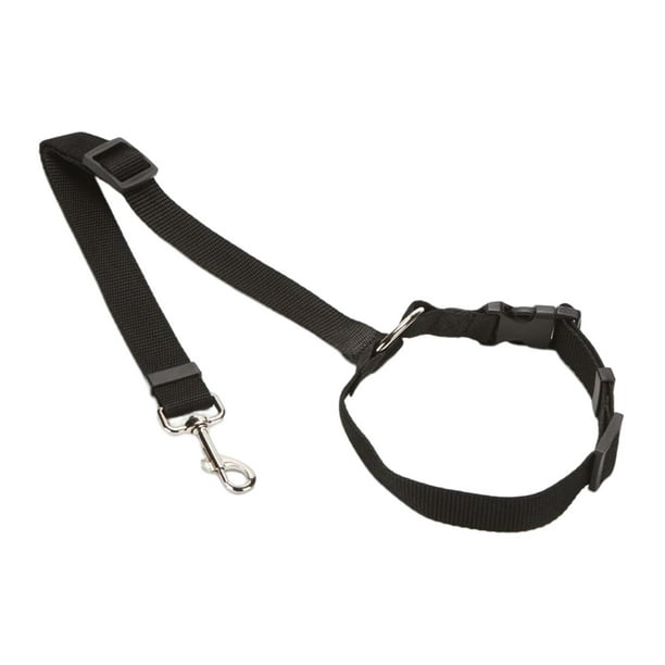 Coche para Perros Sunnimix Arnés Ajustable con Cuerda de ón en El Asiento Trasero Negro