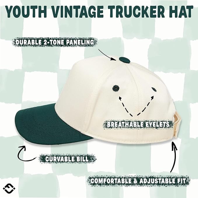Funky Junque Kids Trucker Hat Baseball Cap - Two Tone  display picture 2