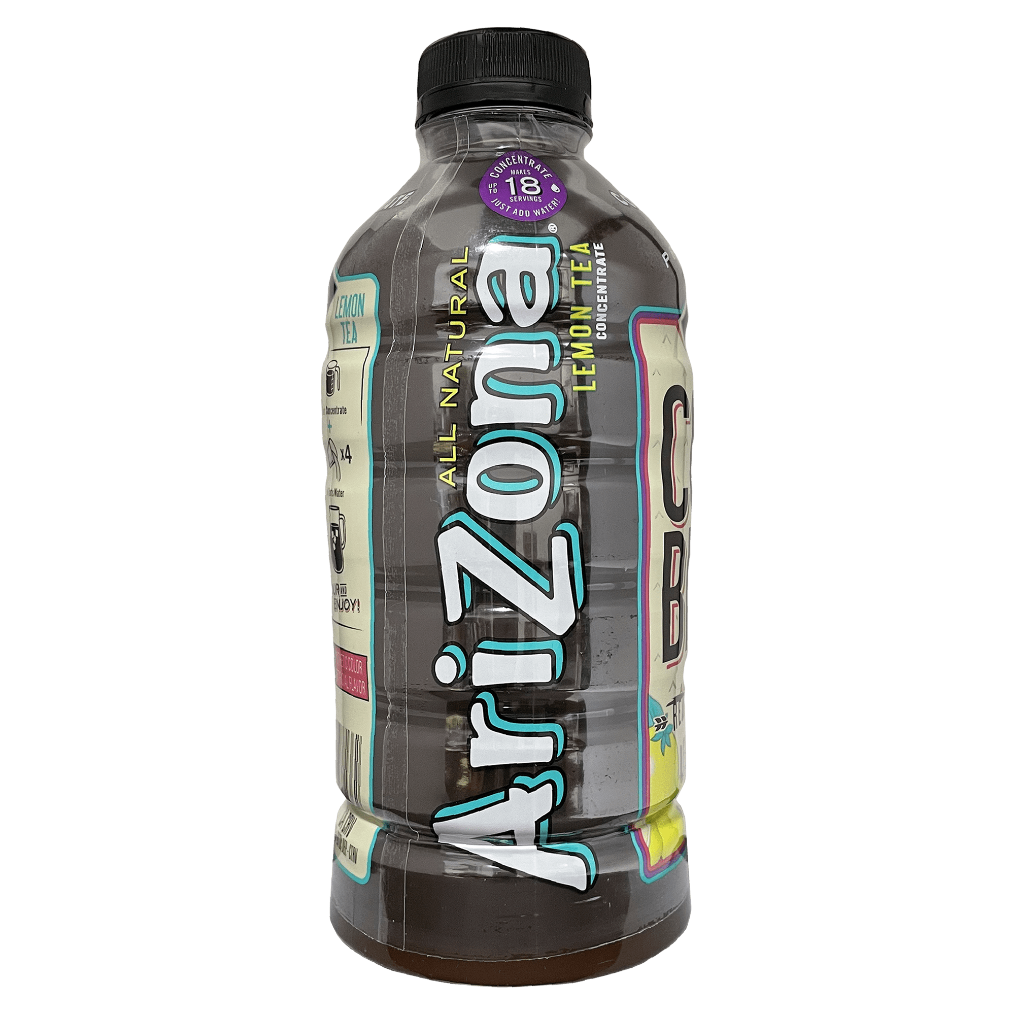 (3 pack) AriZona Cold Brew Concentrate Lemon Tea 28oz