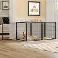 thumbnail image 2 of Leumius 64" Dog Cage, Dog Kennel for Medium Dogs Puppy Dog Playpen with Top, Pet Cage for Indoor Black, 2 of 9