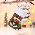 thumbnail image 4 of Zmeidao Mini Christmas Stockings Bulk, Christmas Stockings Santa Claus Snowman Reindeer Bear Candy Xmas Hanging Stockings for Christmas Tree Ornament Decorations Gift Holder 12.2", 4 of 6