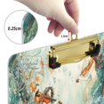 thumbnail image 4 of Wobogo Mermaid Plays Music Acrylic A4 Clipboards Gold Clip Stardard Size 9×12.5in Office Decorative for Students Workers, 4 of 10