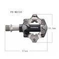 thumbnail image 6 of Shimano Deore XT PD-M8100/M8020 SPD MTB Bike Clipless Pedals & Cleats, 6 of 8