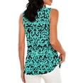 thumbnail image 5 of LYEAA Sleeveless Tank Tops for Women Crewneck Loose Tunic Shirts Print Summer Pullover Tees Leisure Clothes, 5 of 6