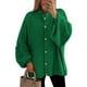 thumbnail image 1 of Suéter PRETTYGARDEN Cardigan de Punto Grueso para Mujer Verde Talle S, 1 of 8