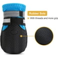 thumbnail image 3 of 4Pcs Winter Snow Dog Boots Neoprene Nonslip Rubber Sole Dog Shoes for Medium Large Dogs, 3 of 6