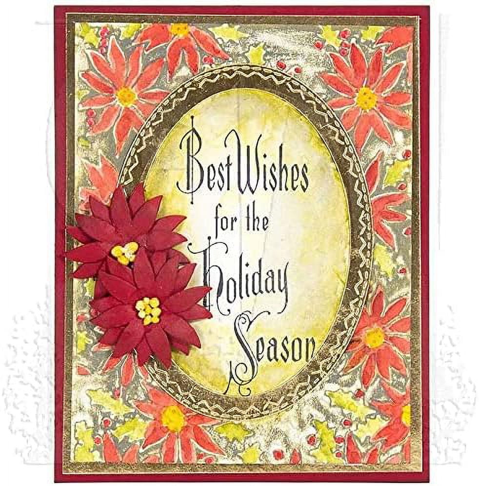 Tim Holtz Cling Stamps 7"X8.5"-Christmastime #3