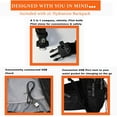 thumbnail image 6 of MORABI Insulated Hydration Backpack, with 2L BPA Free Water Bladder, USB Port, Compass, Fire Starter Kit. Perfect for Running Biking Hiking Cycling Climbing Skiing, 6 of 7