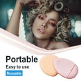 thumbnail image 3 of Baohd Female Facial Powder Foundation Puff Reusable Make Up Dry Wet Concealer Sponge Cosmetics Universal Household Professional Pink, 3 of 8