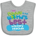 thumbnail image 3 of Inktastic History Teacher Daddy Boys or Girls Baby Bib, 3 of 4