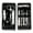 Black, variant on Manicure set Stainless Steel Nail Clipper, 12PCS Professional Grooming Kit for Men &Women Fingernail Toenail Clippers Cutter Manicure Art Tool
