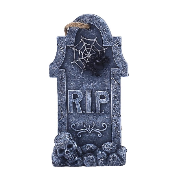 Lápidas Colgantes Lápidas De Resina Sintética Colgantes Lápidas De Terror Decoración Colgante Lápidas Decorativas De Halloween Adorno Para Decoración De Halloween Guardurnaity HA017549-00