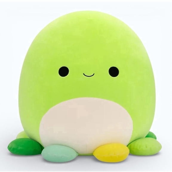 Squishmallows 16" Jonny the Octopus Plush Toy – Ultra Soft Sealife Squad Stuffed Animal – Green Collectible Plush for Kids & Squishmallow Fans