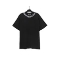 thumbnail image 3 of Palm Angels-Tops de manga corta para hombre y mujer, Tops informales de algodón con cuello redondo y letras impresas, misma moda de verano, 3 of 5