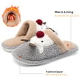 thumbnail image 3 of Ecetana Women's Christmas Fuzzy Cute Warm House Slippers Bedroom Indoor Shoes, 3 of 7