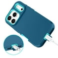 thumbnail image 6 of Petocase For iPhone 17 Pro Case,Shockproof Rugged Protection Heavy Duty Dust/Drop Proof 3-Layer Cover Case for iPhone 17 Pro 6.3'' 2025,Green, 6 of 8