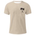 thumbnail image 4 of Tops para hombre, blusas y camisas de cuello redondo y manga corta para hombre, blusas casuales de cuello redondo con estampado de moda para hombre, blusas de cuello redondo y manga corta para hombre., 4 of 4